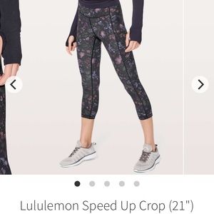 Lululemon speed crop